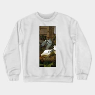 Pigeons by Ferdinand von Wright Crewneck Sweatshirt